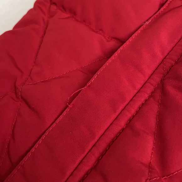 {VTG} Eddie Bauer | Diamond Quilted Premium Goose Down Full Zip Puffer Coat (1X) - Picture 6 of 16